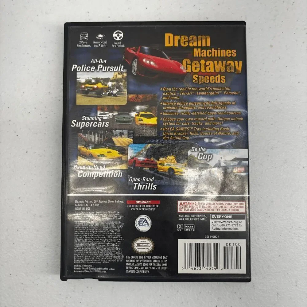 Need for Speed Hot Pursuit‎ 2 Nintendo GameCube Complete CIB